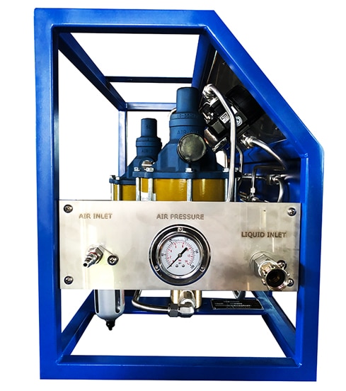 Hydrostatic test equipmnets: Custom build and standards hydrostatic test equipment models available. Pressure test pump with highly regarded, realiable, affordable, economic, safe, durable and easy to operate in Houston