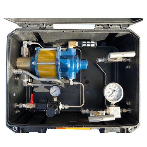 compact portable pressure test pump