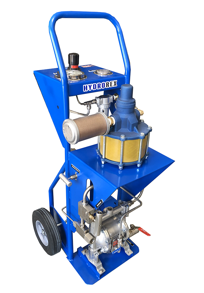 high pressure hydrostatic test cart