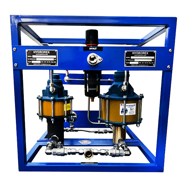 high and low pressure test pump