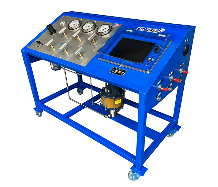 Pressure Test Cart with Digital Pressure Chart Recorder