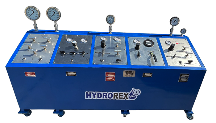 hydrostatic pressure test bench system unit