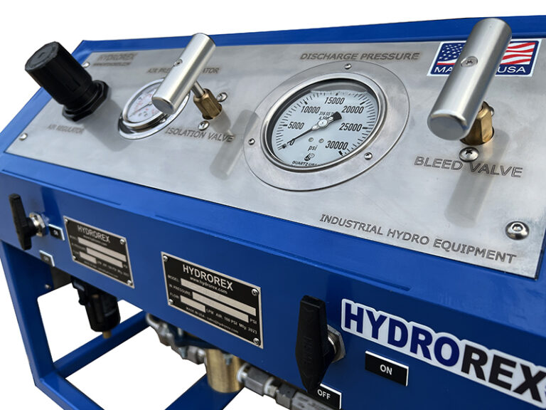 air dual hydrostatic test unit