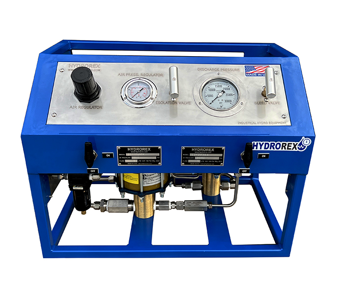 high and low pressure dual hydrostatic test system