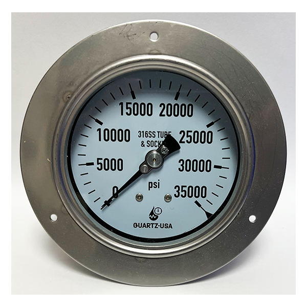 35000 psi pressure gauge