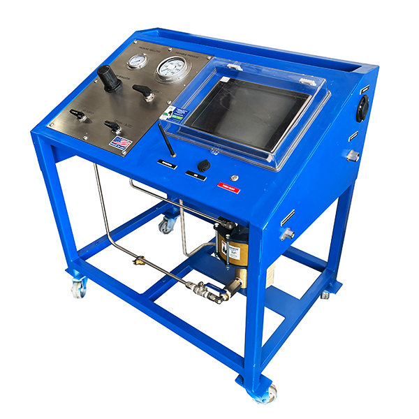 digital pressure test cart