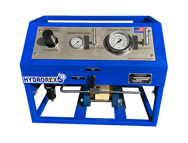 double acting hydrostatic pressure test pump