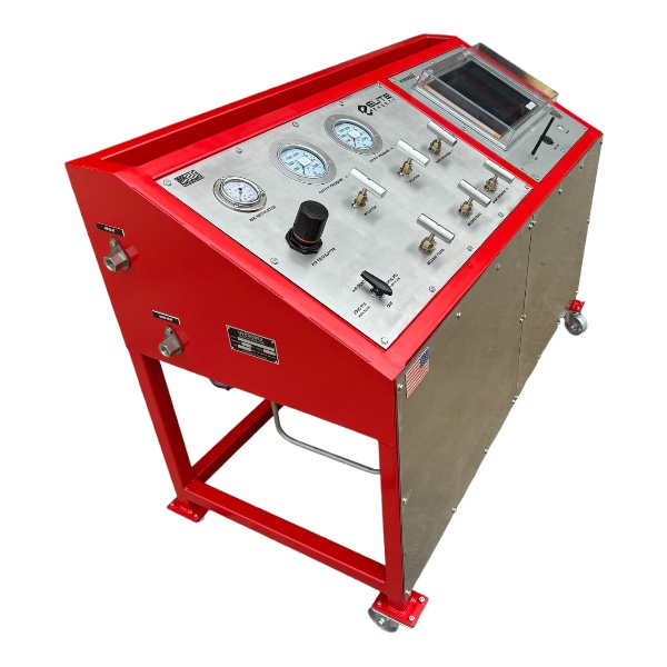 Hydraulic pressure test bench