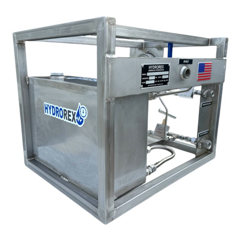 stainles hydrostatic pressure test unit