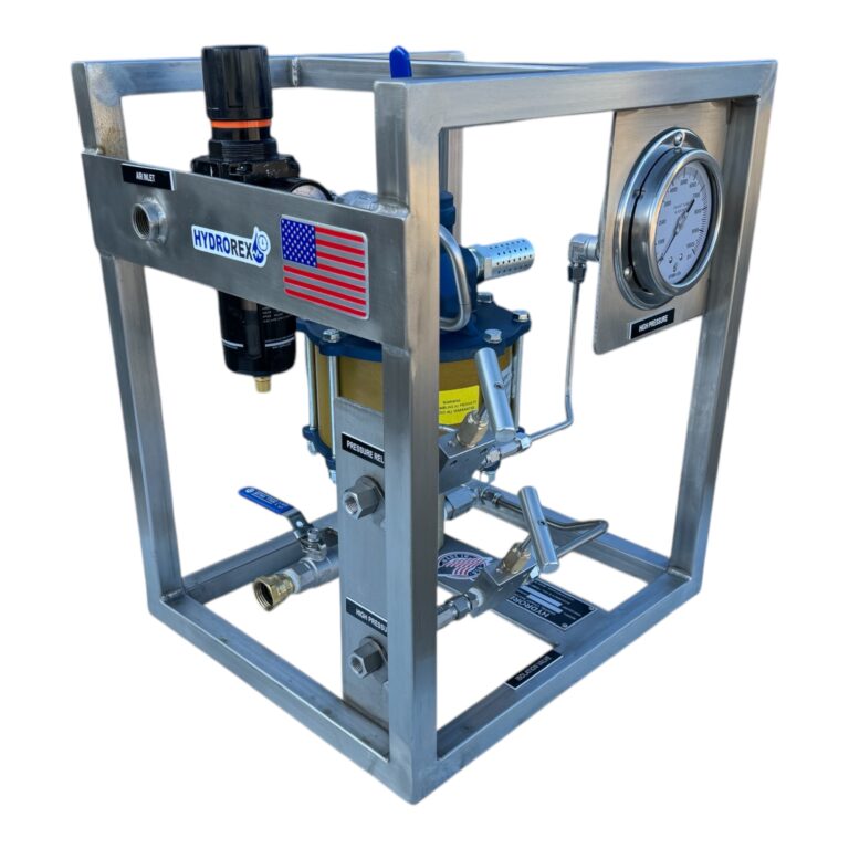 Hydrostatic pressure test equipment