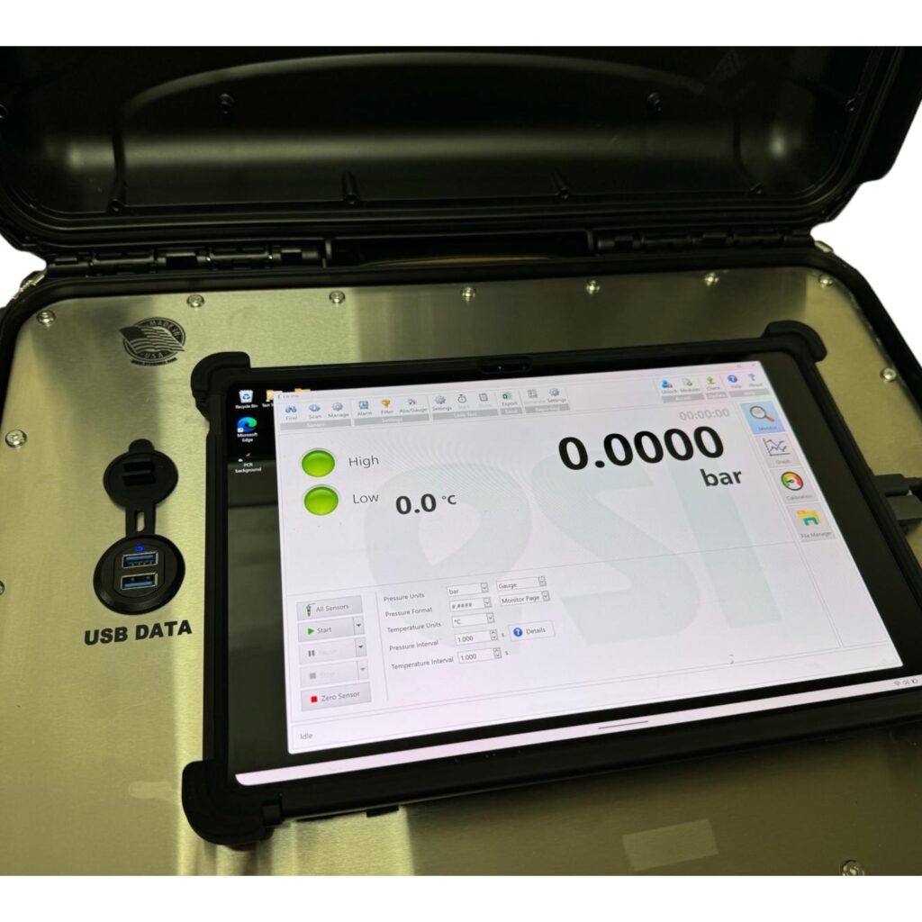 hydrostatic digital pressure recorder