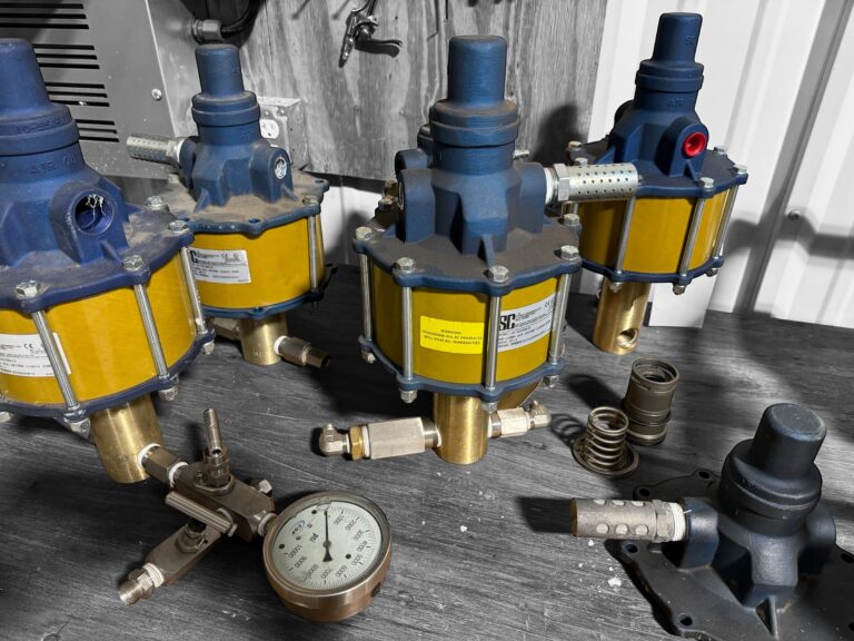 pressure test pump repair