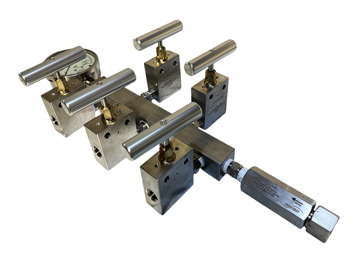 hydrostatic pressure test manifold