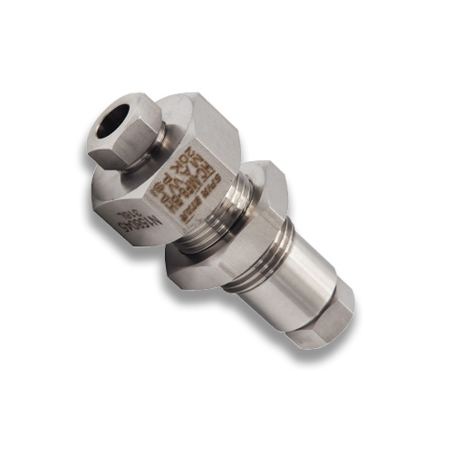 medium pressure 20000 tubing bulkhead fitting spir star