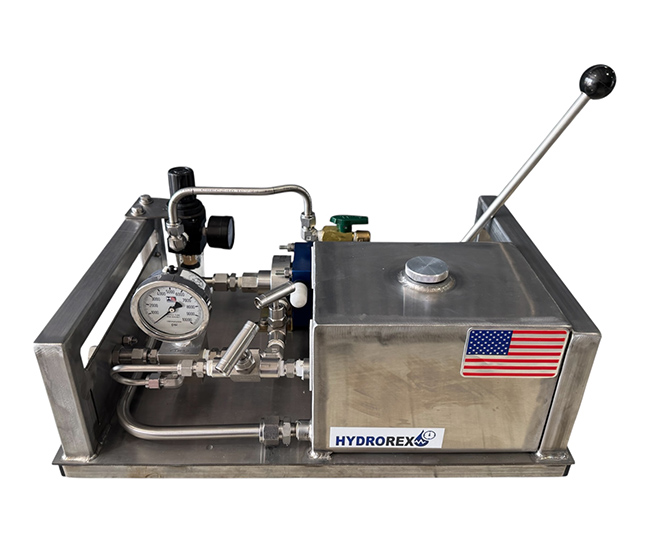 hydraulic hand pressure pump with tank