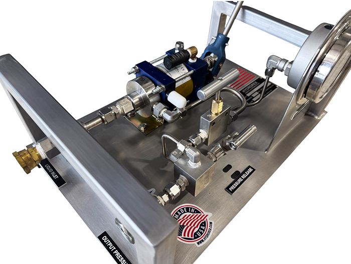 hydraulic hydrotest hand pump