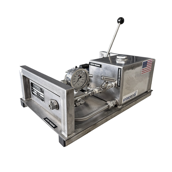 liquid tank hydraulic hand test pump