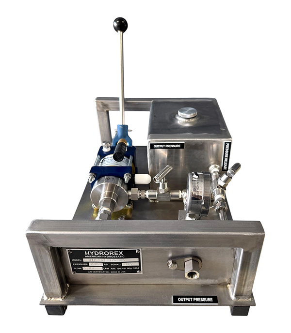 reservoir pressure hand test pump