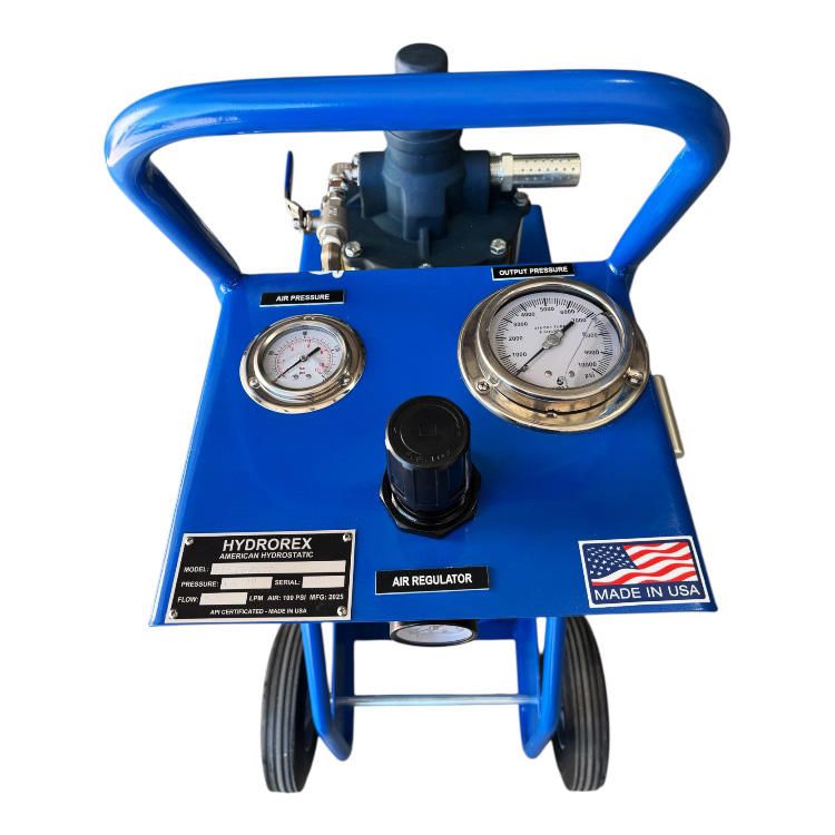 liquid tank pressure test cart