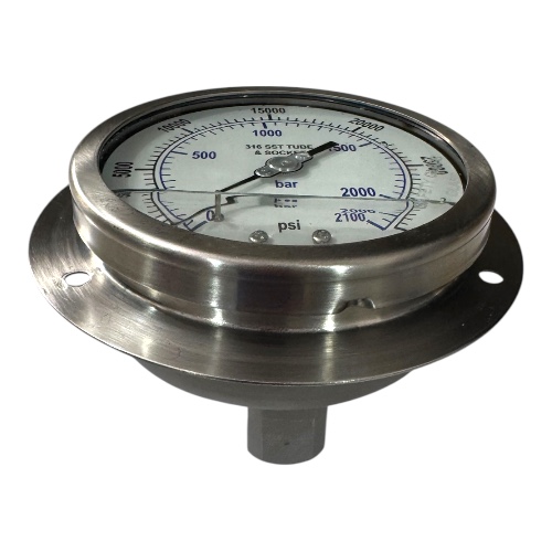 pressure gauges 4 inches panel mount