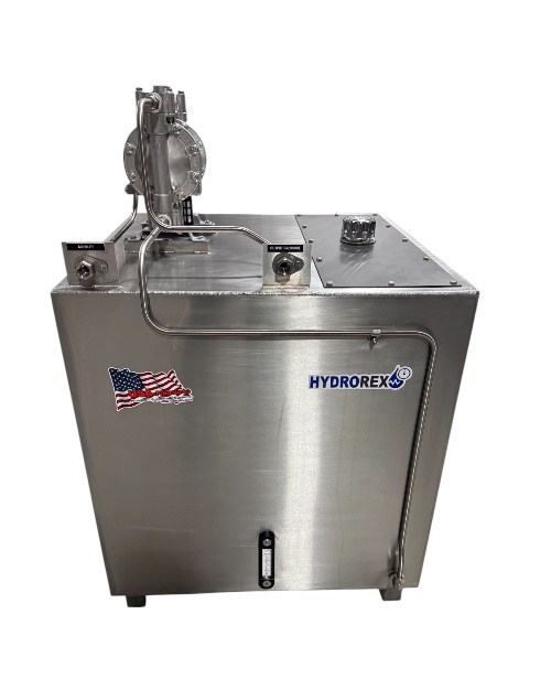 Hydraulic tank with pump