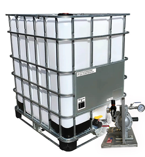 transfer oil reservoir with pump