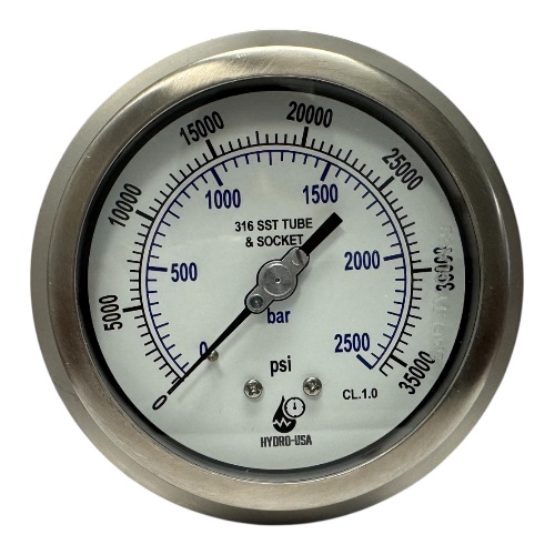35000 psi pressure gauge