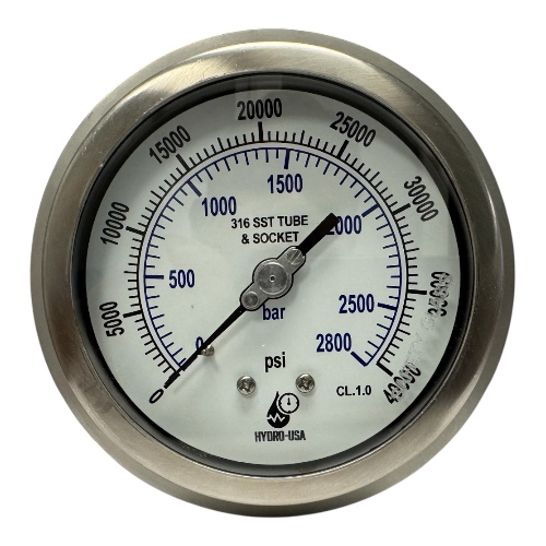 40000 psi pressure gauge