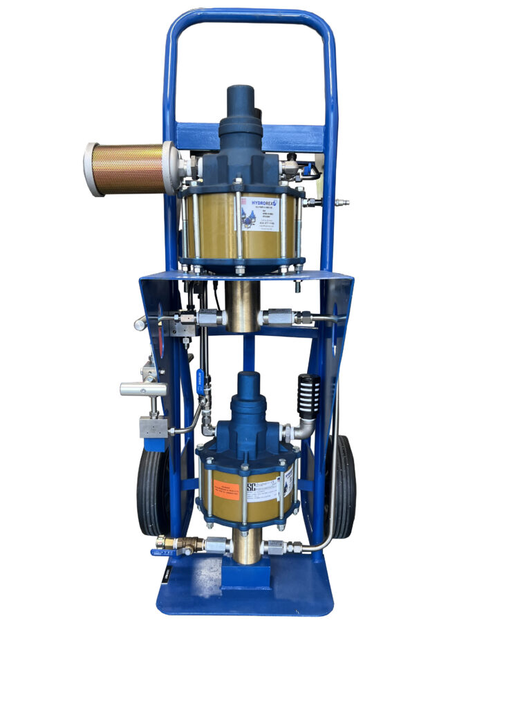 dual pressure test cart