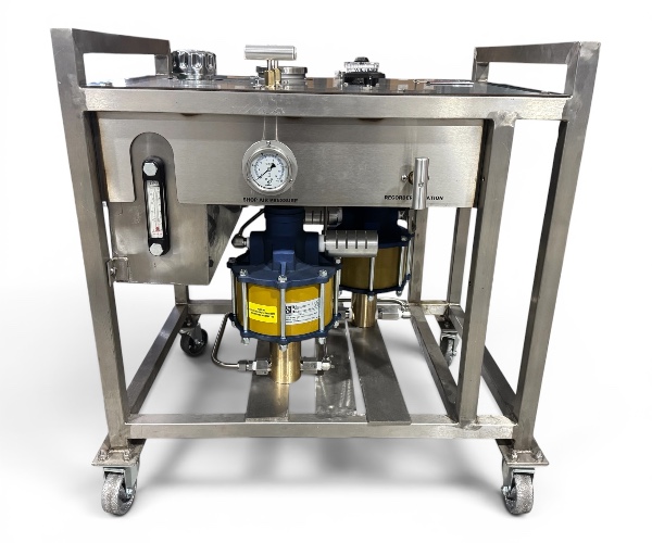 Hydratron hydrostatic pressure test pump
