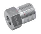 High pressure tubing fittings nuts spir star