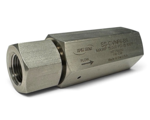 15000 Psi NPT Pressure Check Valve Spir Star