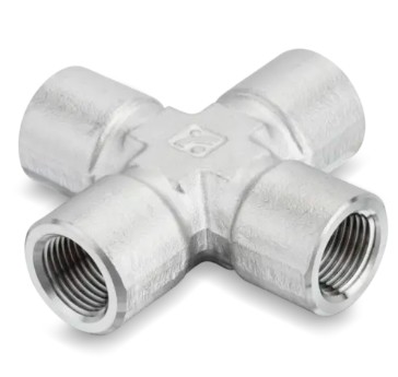 NPT Female Cross for pressure test 10000 psi