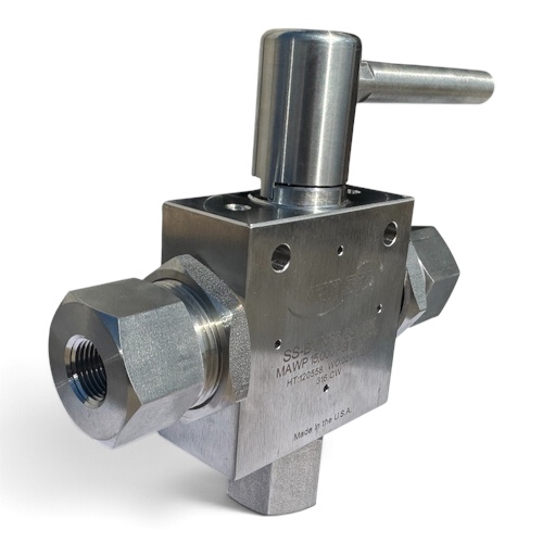 3-way ball valve 15000 psi spir star