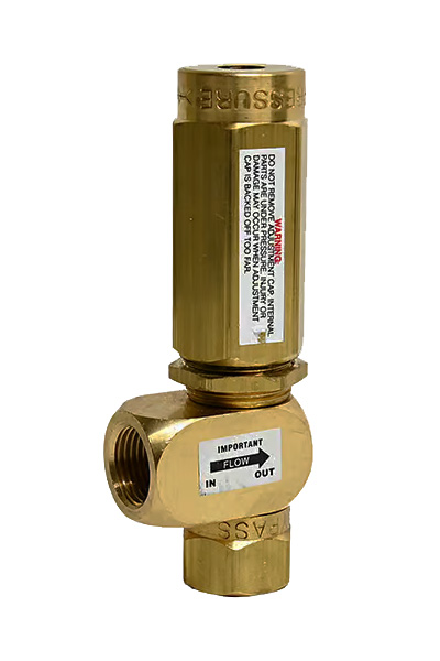 Brass Pressure Relief Valve for pressure testing
