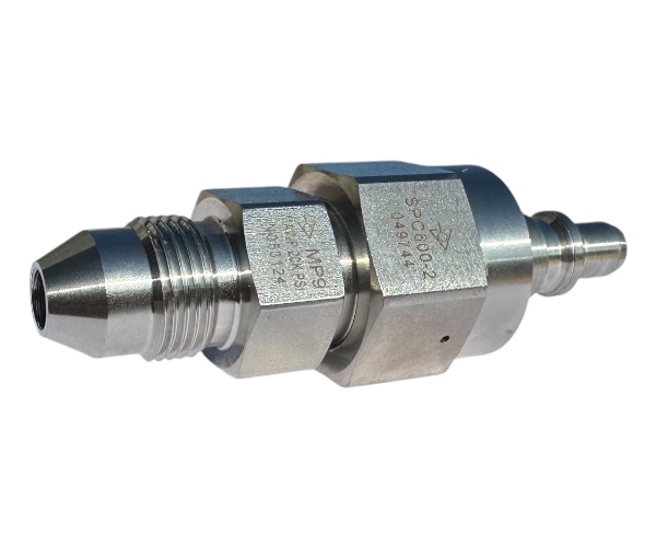 SPC600-2-MP9 Quick Disconnect Nipple with Check Valve