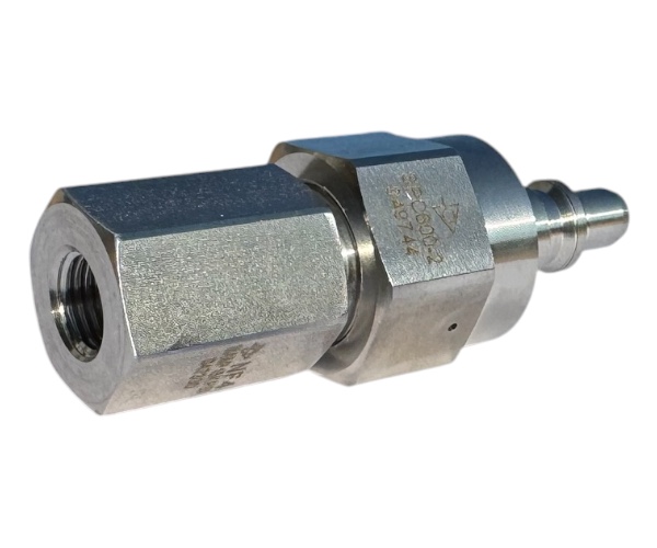 SPC600-2-NF4 Quick Disconnect Nipple with Check Valve