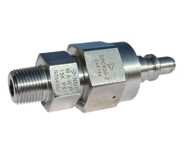 SPC600-2-NM6 Quick Disconnect Nipple with Check Valve